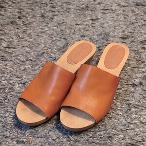 Madewell Women's Tan Slide Sandals